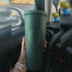 2022 Starbucks Matte Forrest Green Cold Cup Tumbler